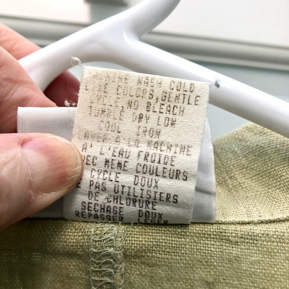 🎉HP🎉 STUDIO EASE Linen A-Line Maxi + Dress Jacket Set Celery Green Vintage 22W - Picture 10 of 16